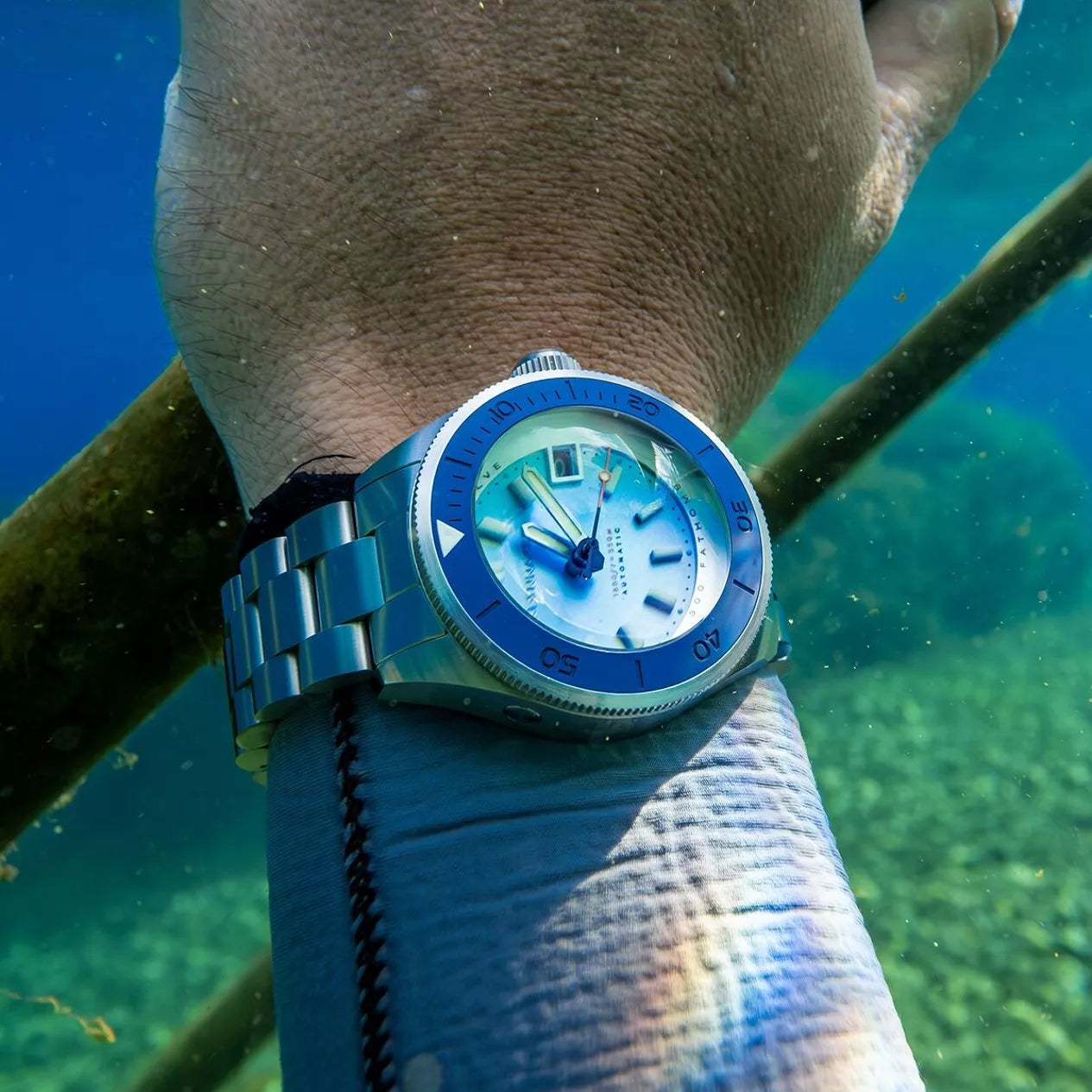 Spinnaker Piccard Orologio automatico da uomo da 45 mm con cinturino in acciaio inossidabile SP-5098