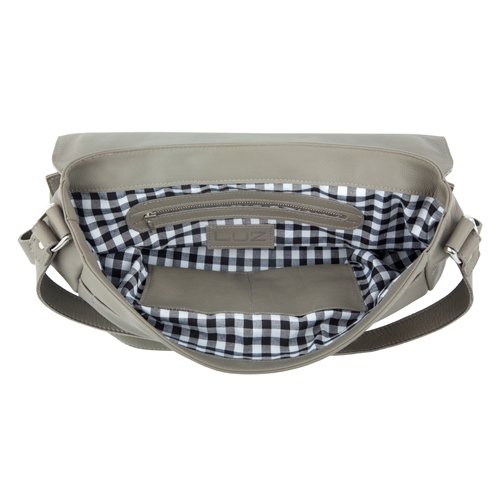 Borsa Pelle Alice - grigia