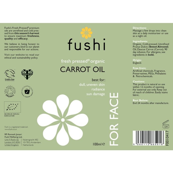 Olio di carota puro al 100%