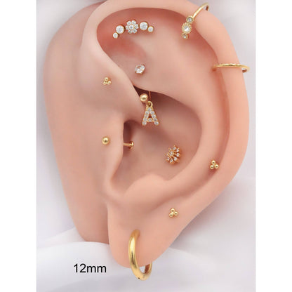 Schmuckgroßhandel - Orecchini semplici | placcati in oro 18K