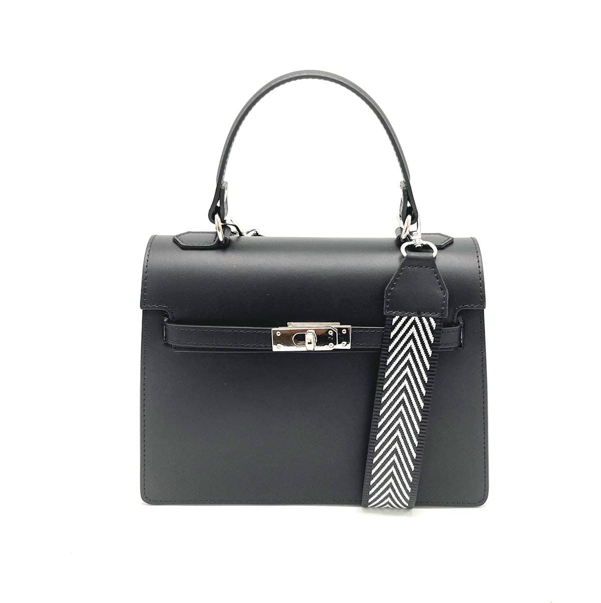 Borsa a tracolla in vera pelle, Made in Italy, art. 112498.412