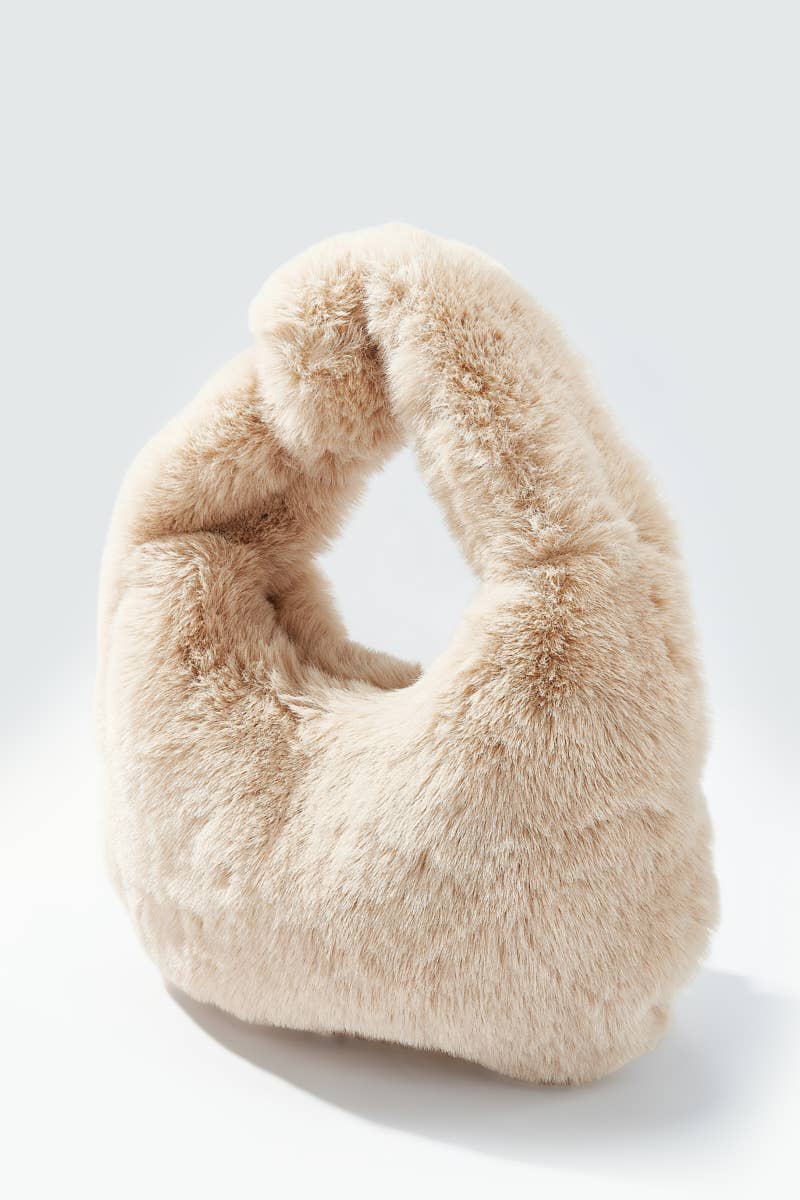 BYREN | ÉLINE L'ATELIER - Borsa in finta pelliccia CY303JHUI