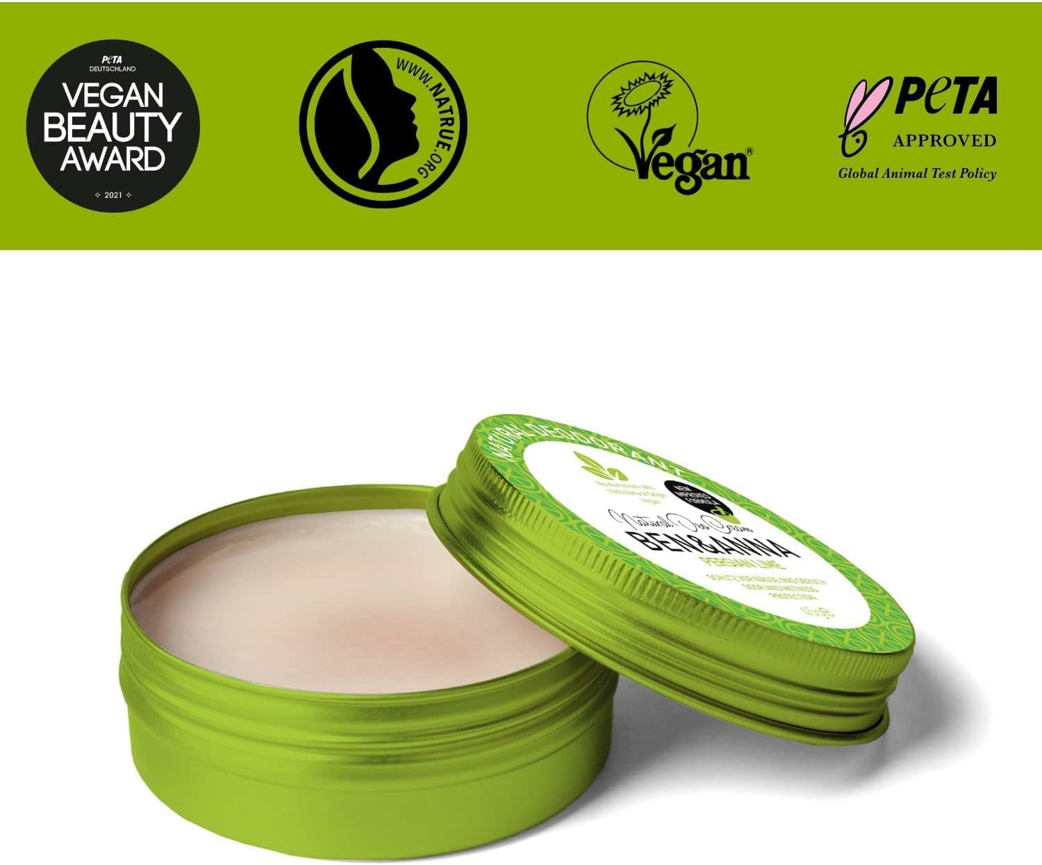 BEN & ANNA Deodorante naturale Persian Lime Scatola di metallo 45g