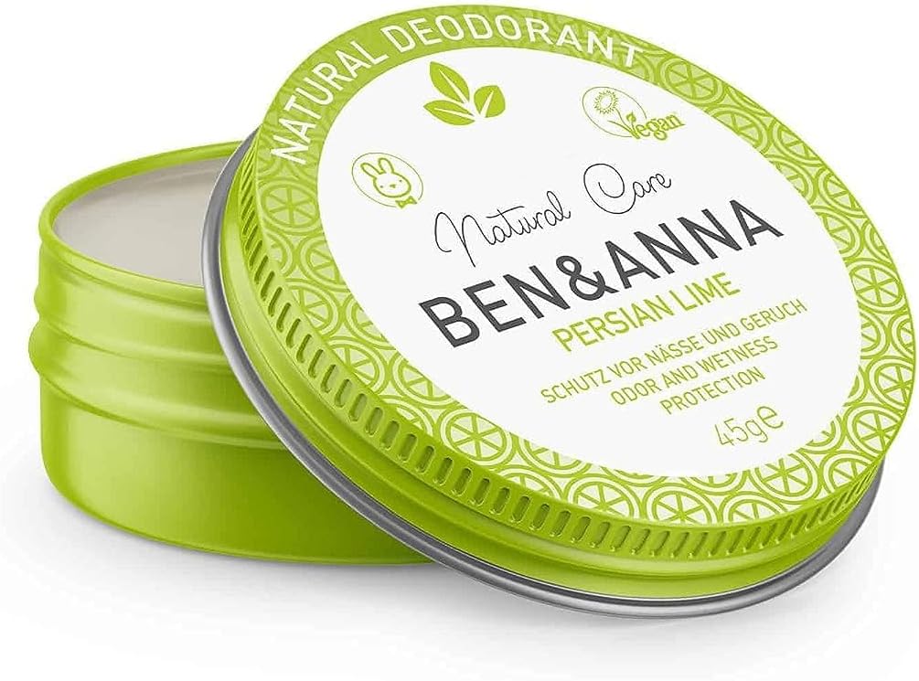 BEN & ANNA Deodorante naturale Persian Lime Scatola di metallo 45g
