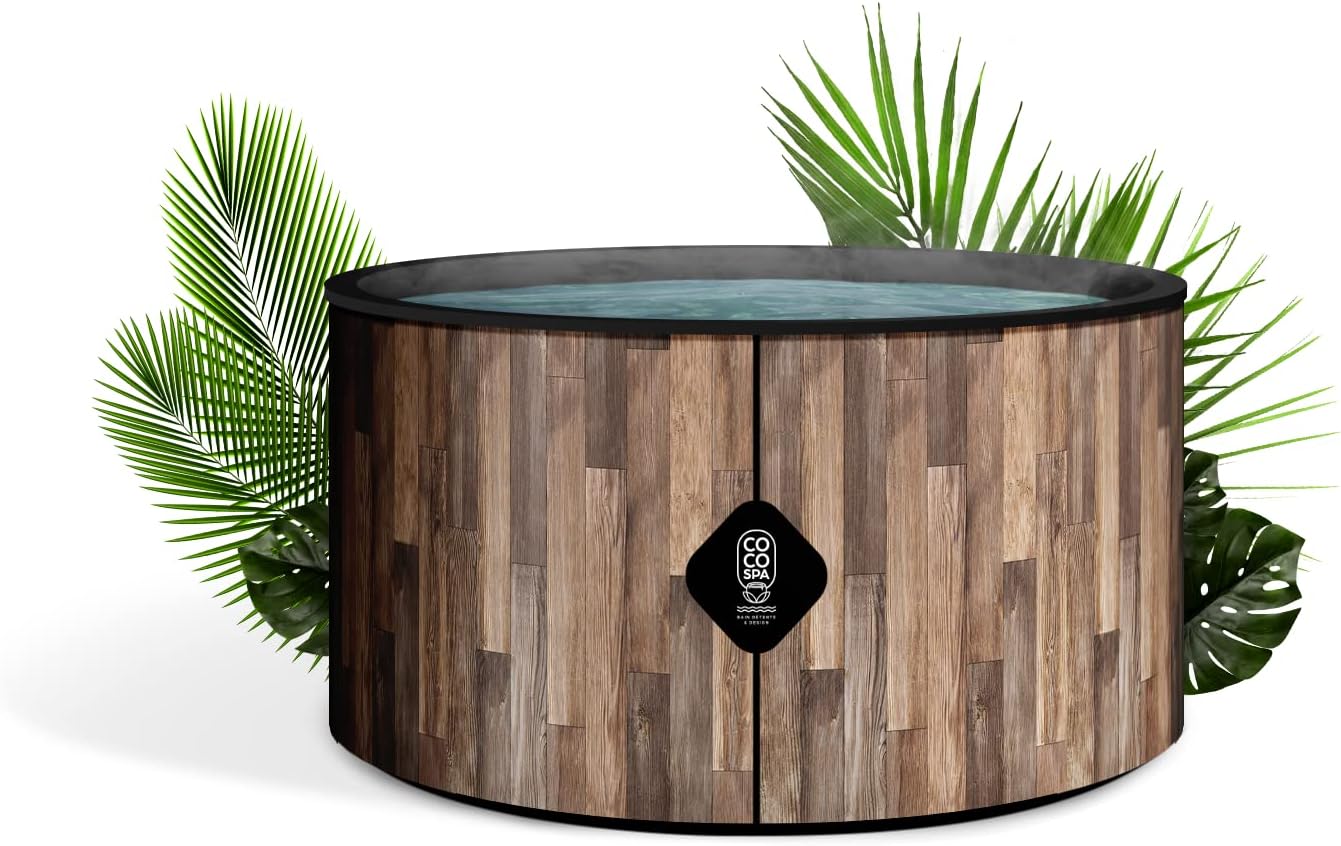 COCO SPA Nordik Spa Gonfiabile - Diametro 150 cm - 800 litri - Motore 2240 W - 2-4 persone - Massaggio 140 getti