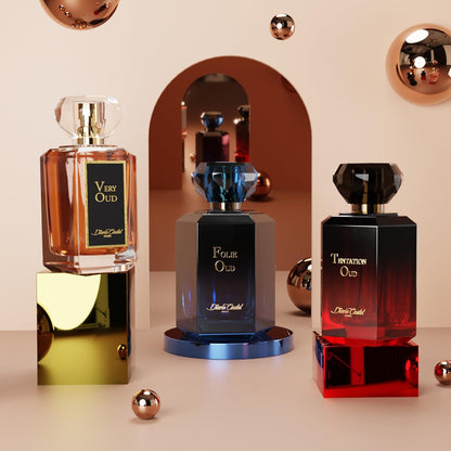 Cofanetto Profumo - Tentazione Oud - Diane Castel - Nebbia profumata - 3 unità