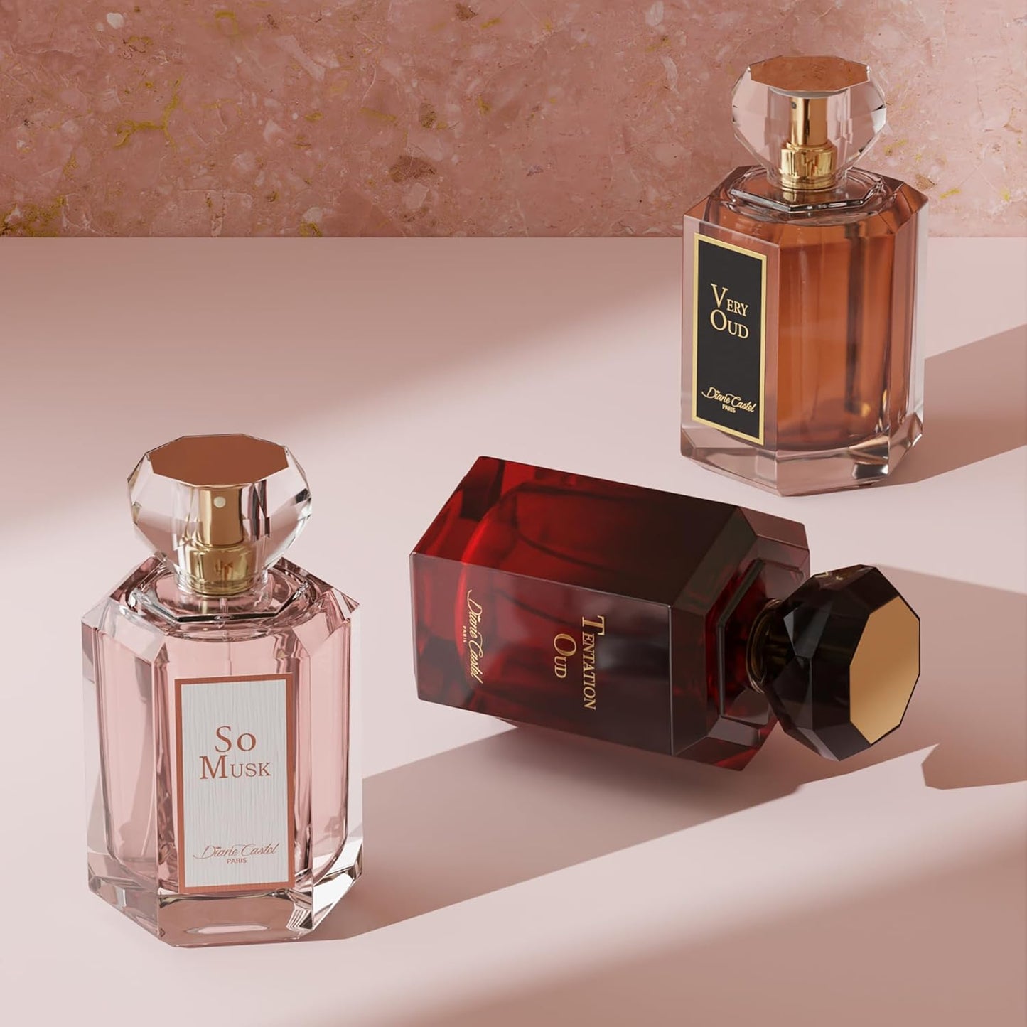 Eau De Parfum Tentation Oud - Diane Castel - Nebbia Profumata -