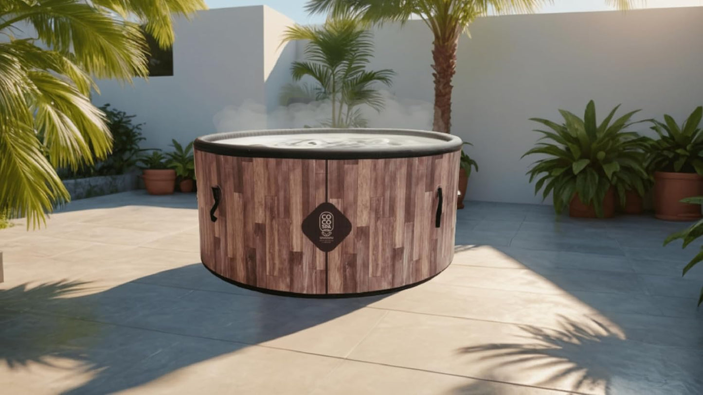 COCO SPA Nordik Spa Gonfiabile - Diametro 150 cm - 800 litri - Motore 2240 W - 2-4 persone - Massaggio 140 getti