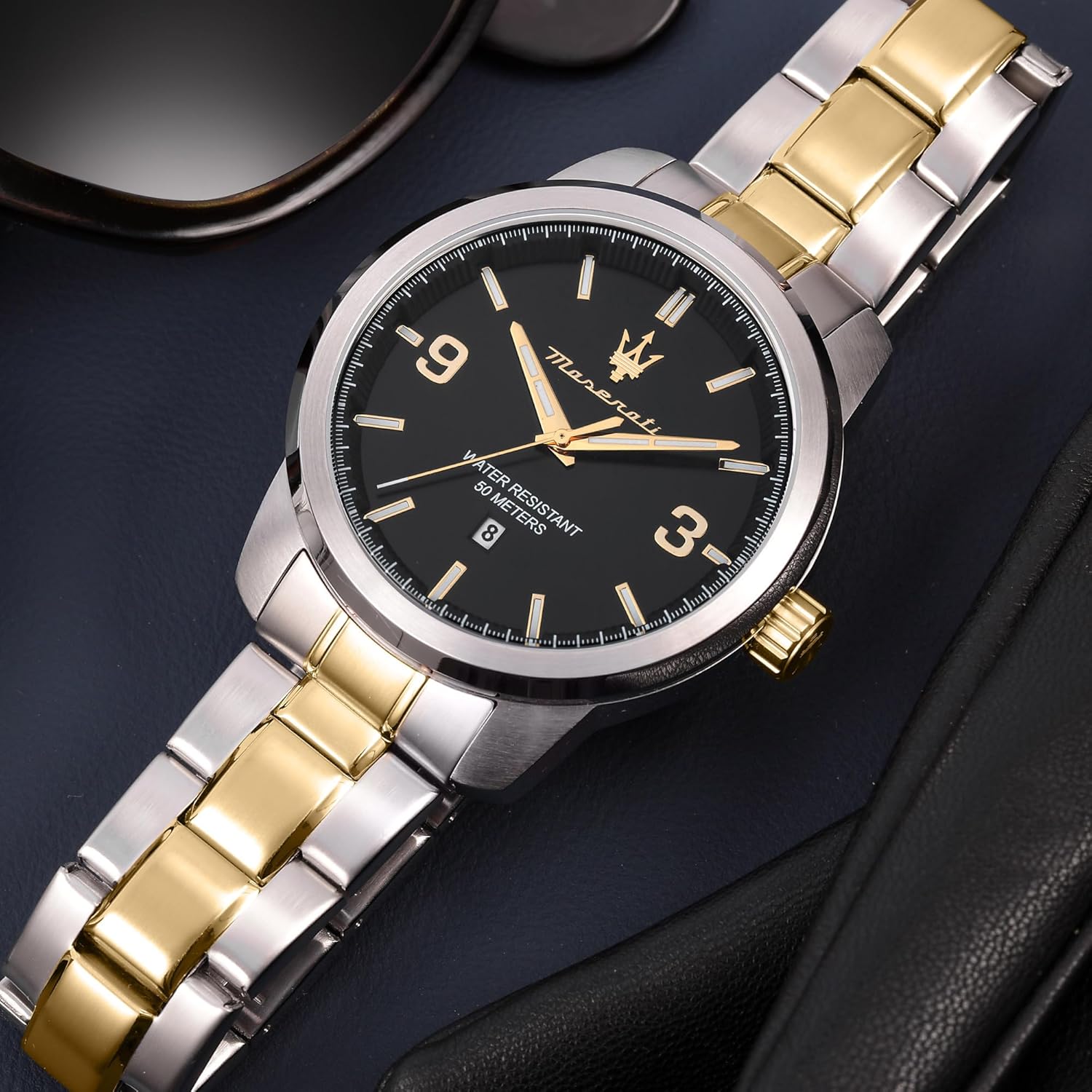 Maserati Successo Orologio Uomo, Tempo e data, Analogico - 44mm