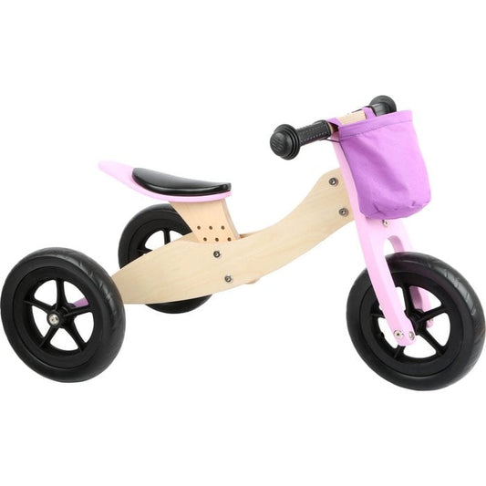 Bici senza pedali Trike Maxi 2 in 1 Rosa a 3 Ruote | Small Foot