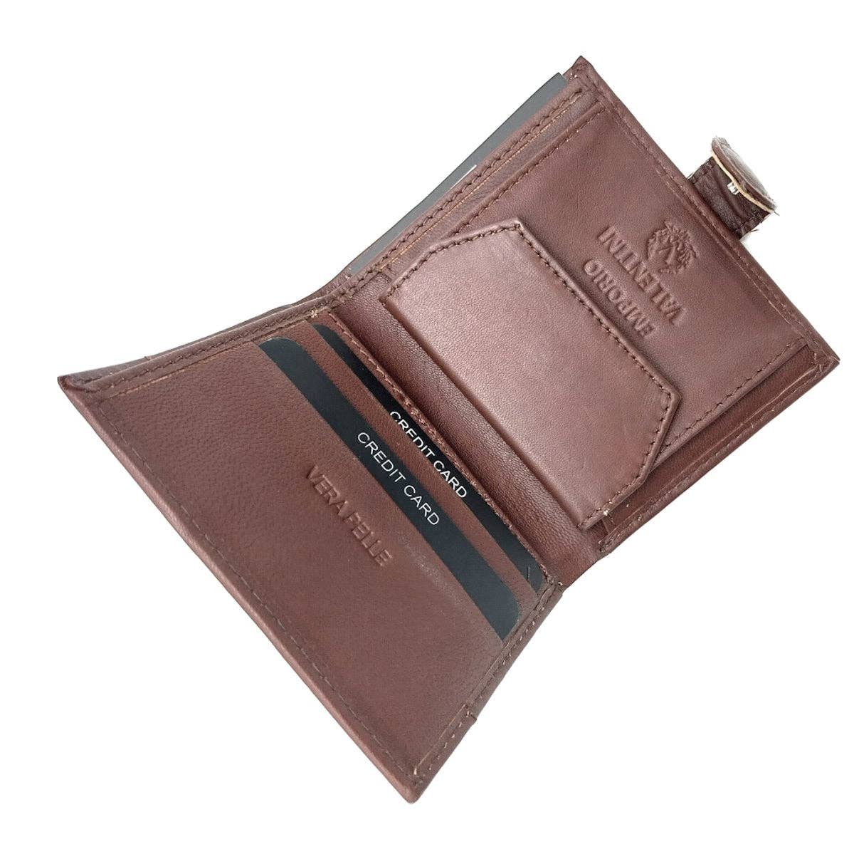 Portafoglio in vera pelle, Emporio Valentini da uomo, art. 7P10