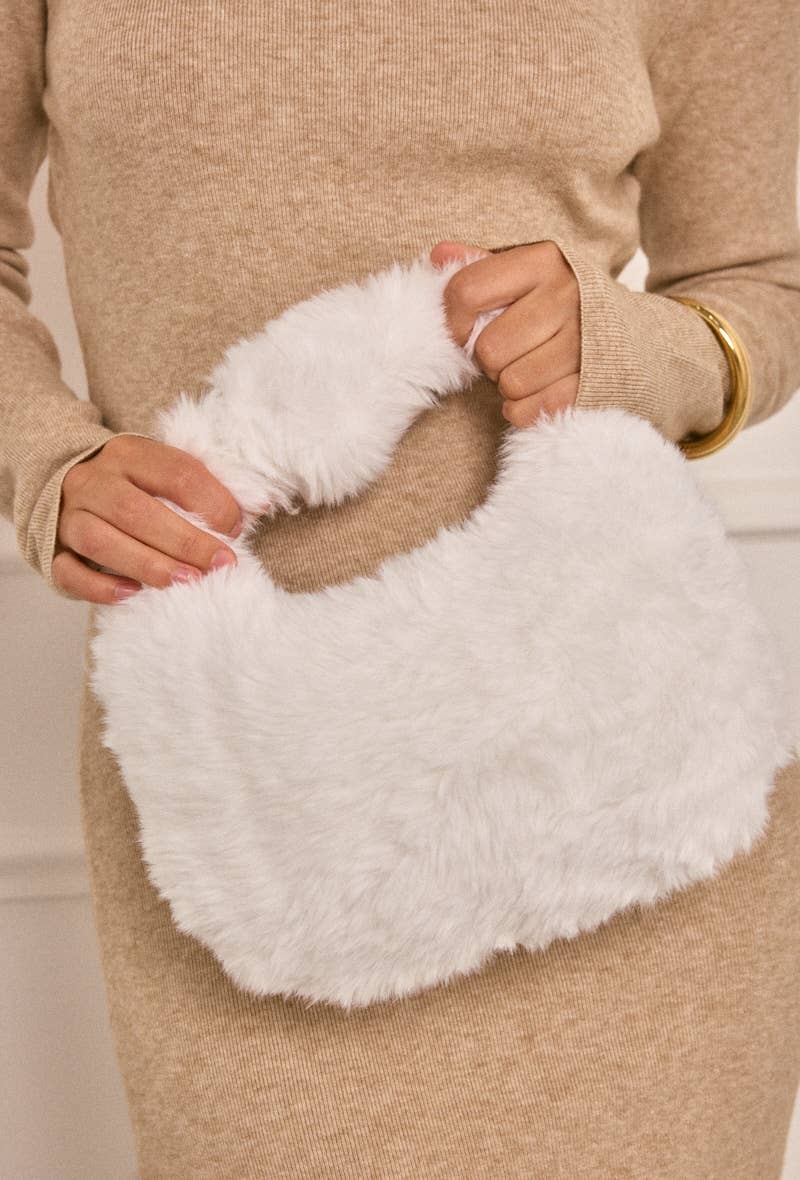 BYREN | ÉLINE L'ATELIER - Borsa in finta pelliccia CY303JHUI