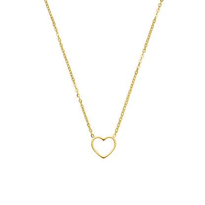 Schmuckgroßhandel - Collana Fine Heart | placcato in oro 18K