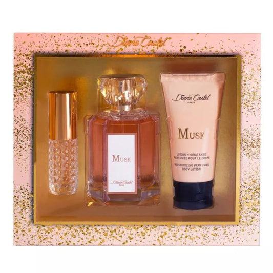 Cofanetto Profumo Musk di Diane Castel - Nebbia profumata - 3 unità