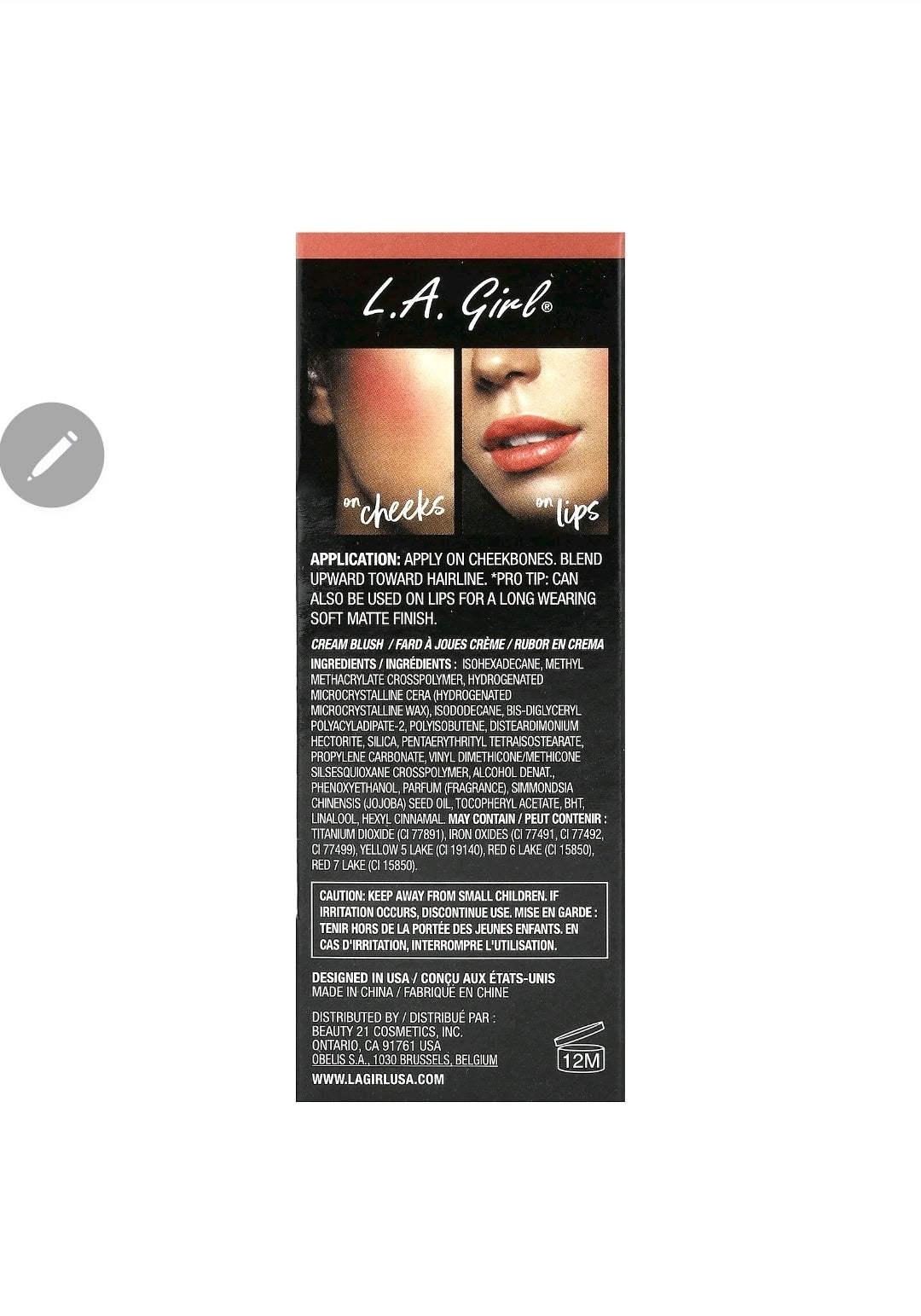 Fard in crema opaco morbido, GBL442 Grace, 8 ml